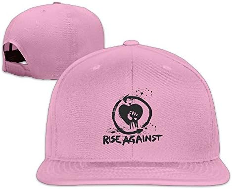 Rise Against Hardcore Punk Plain Unisex Visor Hats Pink