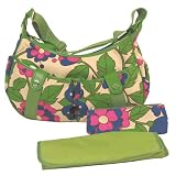Orchid Floral Hobo Diaper Bag