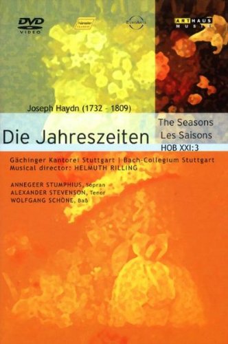 Cover art for  Haydn: Die Jahreszeiten (The Seasons); Helmut Rilling/A. Stumphius, S. Stevenson, W. Schöne/ Gächinger Kantorei, Bach-Collegium Stuttgart