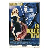 La Dolce Vita Promo Fellini HUGE LAMINATED Film POSTER