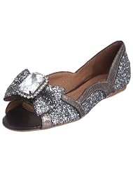 KG by Kurt Geiger Lila 1436263609, Damen Ballerina, silberfarben, 37 EU / 4 UK