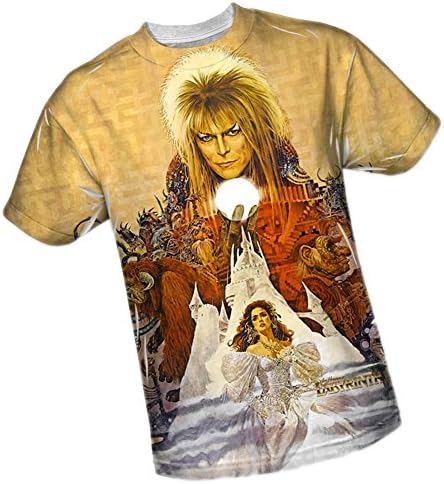 Poster Art - Labyrinth All-Over Front Print Sports Fabric T-Shirt