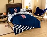 Boston Red Sox MLB Full Comforter, Sheets & Shams (7 Piece Bed In A Bag)