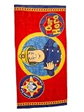 Fireman Sam Our Hero Towel Printed Design