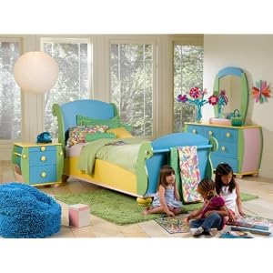 Kids Bedroom Furniture Set - Sunday Funnies - Powell Furniture - 343-KBSET-1