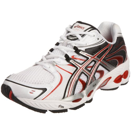 Asics Men's Gel-Nimbus 11 Running Shoe White/Lightning/Red T941N0192 9.5 UK