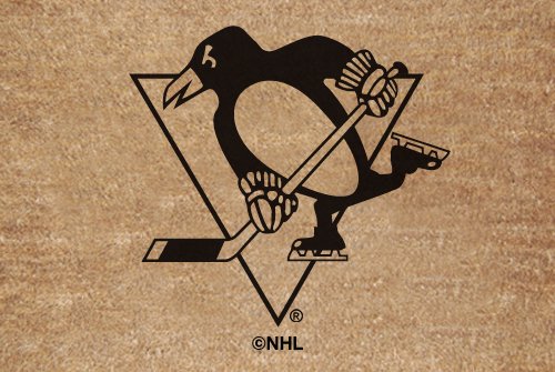 Memory Company Pittsburgh Penguins Flocked Coir Door Mat thumbnail images Thumbnail image of mats