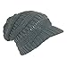 CTM® Womens Chunky Knit Slouchy Beanie Beret Hat