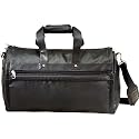 U.S. Traveler Koskin Leather 2-in-1 Carry-On Garment Duffel Bag
