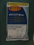 Eureka Style F & G Vacuum Bags Microfiltration with Closure - 3 Pack