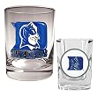 Duke Blue Devils NCAA Rocks Glass And Shot Glass Set by Great American Products