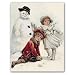 Children at Christmas - Box Set of 12 Christmas Greeting Cards and matching patterned envelopes