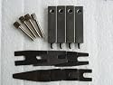 4 sets Springs, 4 Armature Bars and 4 Contact Screws for tattoo machine