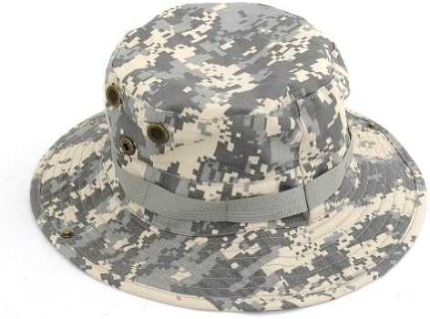 NEEWER® Fishing Hiking Boating ACU Army Military Camo Bucket Outdoor Hat Jungle Cap