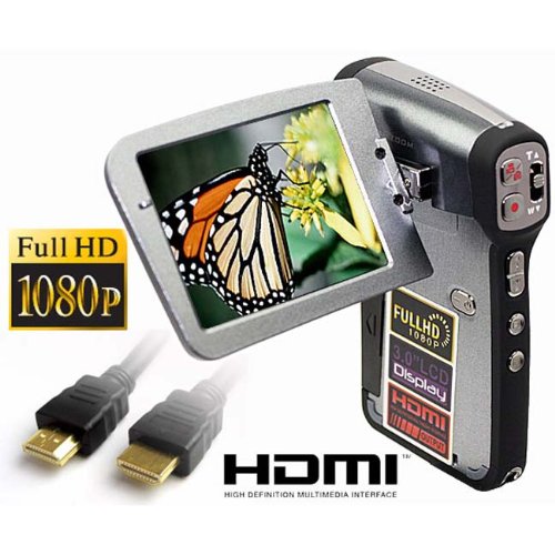 SVP T700 FULL HD 1080p 3.0 LCD Black DIGITAL VIDEO CAMCORDER + CAMERA!