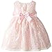Blueberi Boulevard Baby Girls' Sleeveless 2 Tone Lace Flower Waist Dress