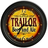 TRAILOR 'S Beer and Ale Cascading Pub Wall Clock