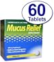 60 Tabs 400 mg Guaifenesin Expectorant Mucus Thinner Compare to Active Ingredients in Mucinex (2 Pack)