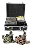 Tattoo Machine Body Art Tattoo 2 Tattoo Gun Tattoo Kit with Case INK, Needles, foot padel, clip cord and all the accessories are included R02