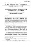 Military Space Programs: Issues Concerning DOD