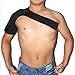 Ueasy Light Weight Adjustable Gym Sports Single Shoulder Brace Support Strap Wrap Belt Band Pad for Men and Women (Right Shoulder Support) (Right Shoulder)