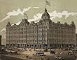 Hotel Baldwin and Theater, San Francisco, Published ca. 1880 - 16x20-inch - Fine-Art-Quality Photographic Print of an Image from the Library of Congress Collection