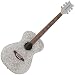 Daisy Rock Pixie Acoustic Guitar, Silver Sparkle