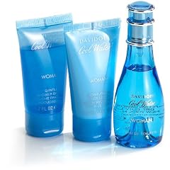 Davidoff Cool Water femme / woman, Geschenkset (Eau de Toilette 50 ml, Showergel 50 ml, bodylotion 50 ml)