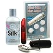 Sliquid Silk Intimate Lubricant, Hybrid Formula 8.5 oz (255 ml) Adult Sex Toy Kit