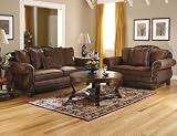 Bradington Truffle Living Room Set - Ashley Furniture
