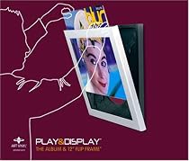Art Vinyl Play & Display Flip Frame for LPs/12" Records (White)