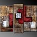 Modern Oil Painting on Canvas Stretched with Wooden Frame - Special - Return shipping covered for continental US regions