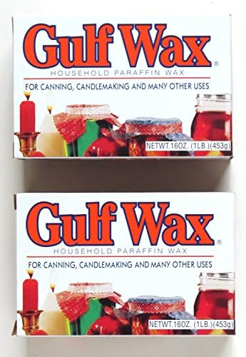 Gulfwax Paraffin Wax for Canning, Candlemaking - 2 Pounds