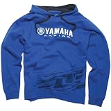 One Industries Yamaha Moderate Men's Hoody Pullover Casual Wear Sweatshirt/Sweater - Color: Blue, Size: 2X-Large