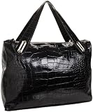 Liz Claiborne Electric Slide Large Tote,Black,onesize