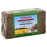 Feldkamp Pumpernickel Bread , 17.6-Ounce Vacuum Pack (Pack of 12)
