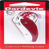 Daredevle Weedless Dardevle Spoons (Red/White)