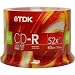 TDK Inkjet Printable 50-pk. CD-R Disc Pack