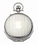 Jules Jurgensen Silver-Tone Pocket Watch