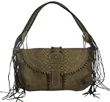 ARTICLES DE PARIS - Sac à main porté épaule ou porté main - besace - SC2295 - coloris marron clair