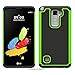 LG G Stylo 2 LS775 Case,LG G Stylus 2 K520 Case,Dual Layer Hybrid Armor Defender Protective Case Cover for LG G Stylo 2 2nd Gen (2016 New Release Version) Green