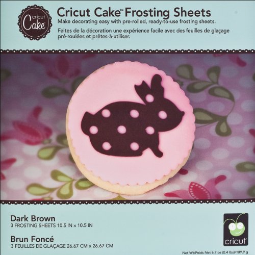 Cricut Cake Frosting Sheets: Brown