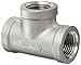 Stainless Steel 304 Cast Pipe Fitting, Tee, Class 150, 3/8