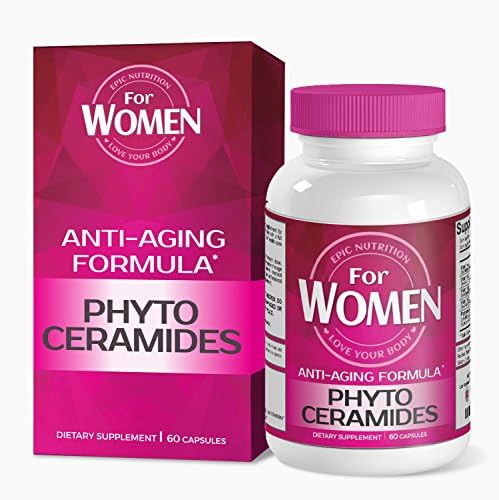 PHYTOCERAMIDES - A Natural Anti Aging and Anti Wrinkle Skin Care Supplement, 60 capsules