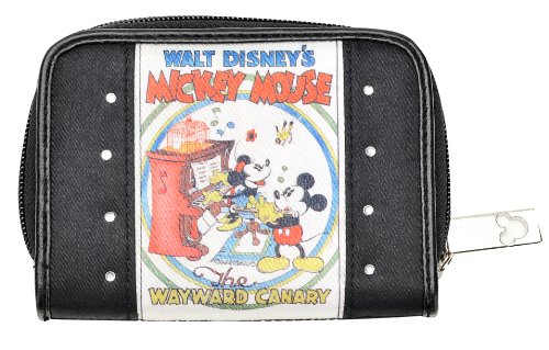Mickey Mouse Bifold Wallet with Zipper and Multi Slots