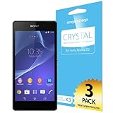 ** 液晶 保護 前面フィルム 3枚 + 背面 １枚 ** [高い 透明度] Spigen® Sony 【 Xperia Z2 フィルム 】 2014 クリスタル クリア 国内正規品 (クリスタル クリア)