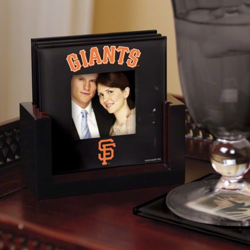 San Francisco Giants Glass Photo Coaster Set