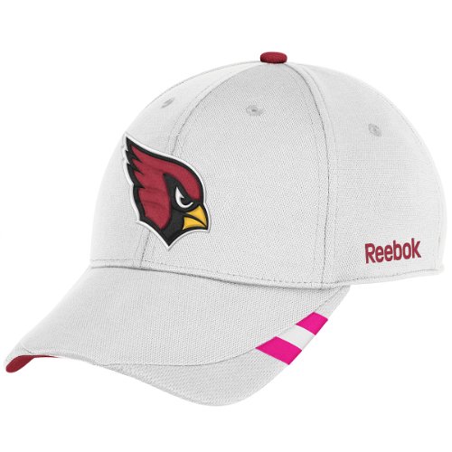 Reebok Arizona Cardinals Breast Cancer Awareness Coaches Structured Adjustable Hat Adjustable