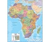 Africa Laminated Wall Map