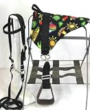 Miniature Horse / Small Pony Bareback Saddle Set -Chili Pepper
